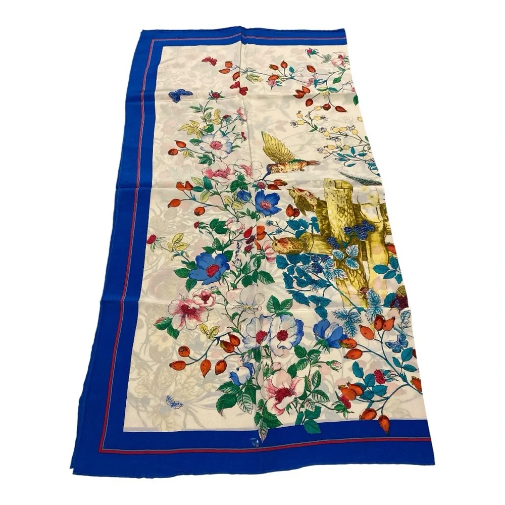 Christian Dior scarf 100% silk scarf -Authentic